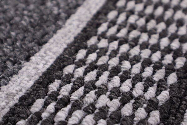 Condor Carpets , Behúň na mieru Promenade 8727 antra, šíre 67 cm, šedá, chodba / predsieň