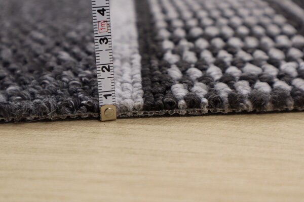Condor Carpets , Behúň na mieru Promenade 8727 antra, šíre 67 cm, šedá, chodba / predsieň