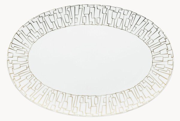 Porcelánový oválny servírovací tanier TAC