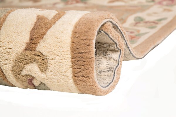 Flair Rugs , Ručne všívaný kusový koberec Lotus premium Fawn, 75x150, béžová, chodba / predsieň