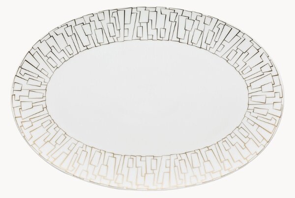 Porcelánový oválny servírovací tanier TAC