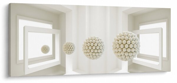 Obraz - Pohľad dovnútra - abstraktné (120x50 cm)