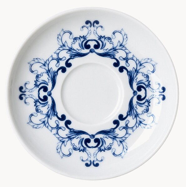 Porcelánové podšálky True Blue, 6 ks