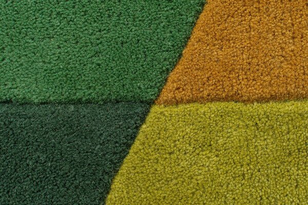 Flair Rugs , Ručne všívaný kusový koberec Illusion Prism Green / Multi, 120x170, viacfarebná, obývacia izba