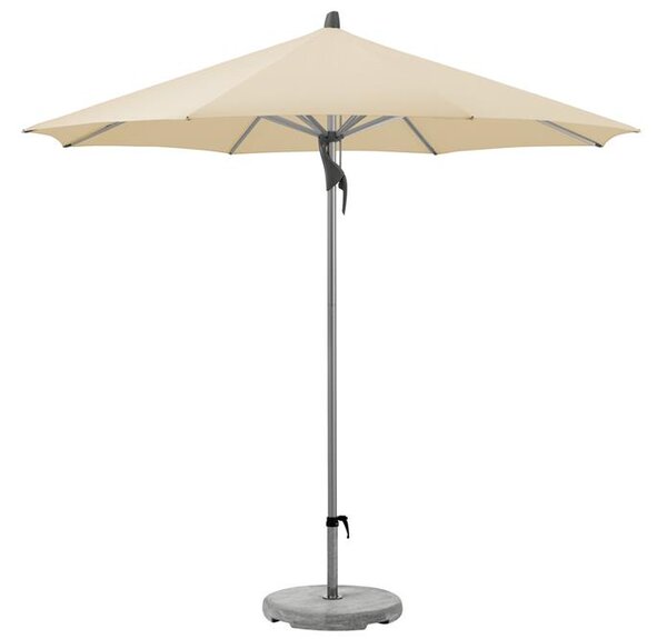 Glatz Profesionálny slnečník Fortino Riviera, Glatz, okrúhly 250 cm (2 m), rám eloxovaný hliník, poťah polyester 220 g/m2 farba off white