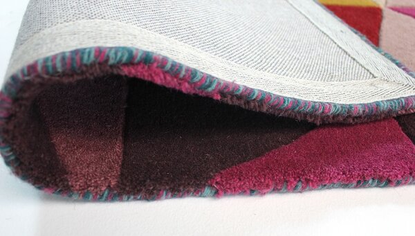 Flair Rugs , Ručne všívaný behúň Illusion Falmouth Multi, 60x230, viacfarebná, chodba / predsieň