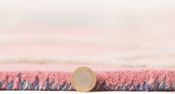 Flair Rugs , Ručne všívaný kusový koberec Illusion Rosella Pink / Blue, 80x150, viacfarebná, chodba / predsieň