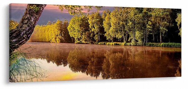 Obraz - Za riekou (120x50 cm)