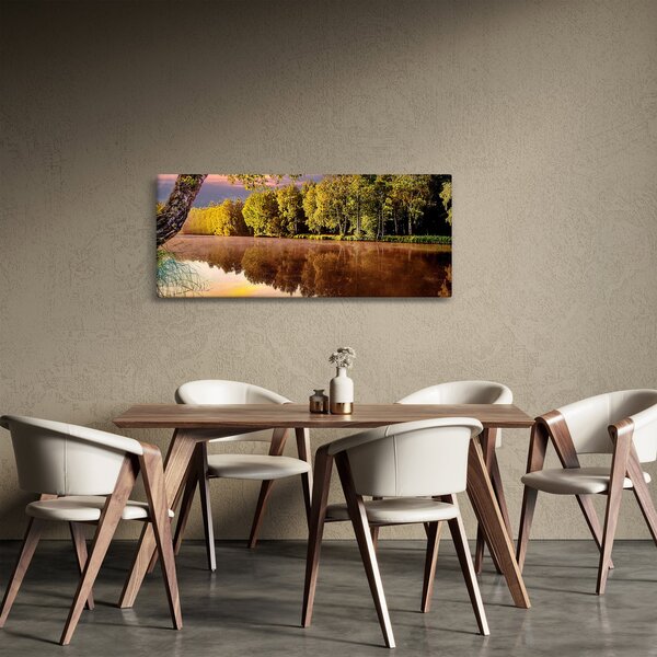 Obraz - Za riekou (120x50 cm)
