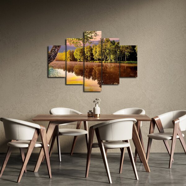 Obraz - Za riekou (150x105 cm)