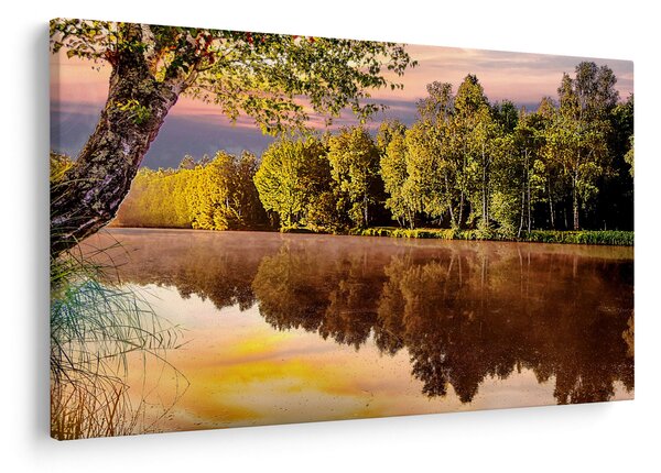 Obraz - Za riekou (90x60 cm)