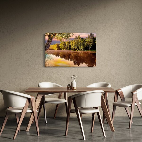 Obraz - Za riekou (90x60 cm)