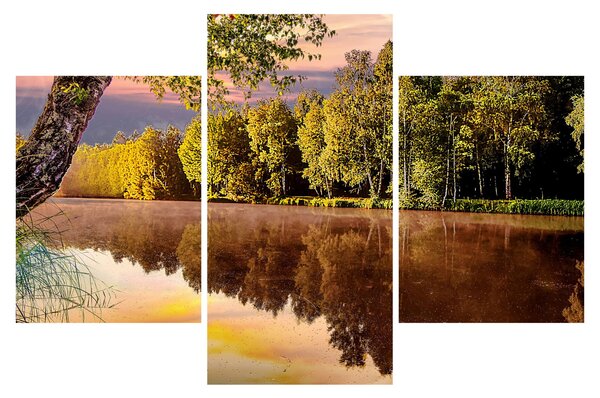 Obraz - Za riekou (90x60 cm)
