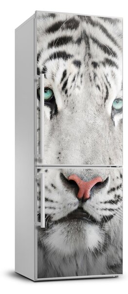 Samolepiace nálepka na chladničku Biely tiger