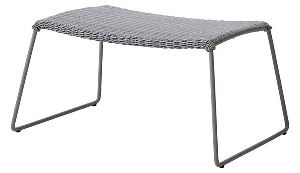 Cane-line Podnožka Breeze, Cane-line, 72x36x36 cm, rám kov farba black, výplet umelý ratan farba black
