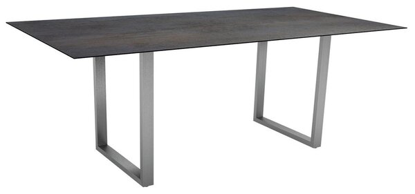 Stern Jedálenský stôl Skid, Stern, obdĺžnikový 200x100x73 cm, rám nehrdzavejúca oceľ, doska HPL farba podľa vzorkovníka