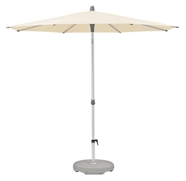 Glatz Slnečník Alu-Smart, Glatz, okrúhly 220 cm (2,2 m), rám eloxovaný hliník, poťah polyester 220 g/m2 farba šedobéžová (ash)