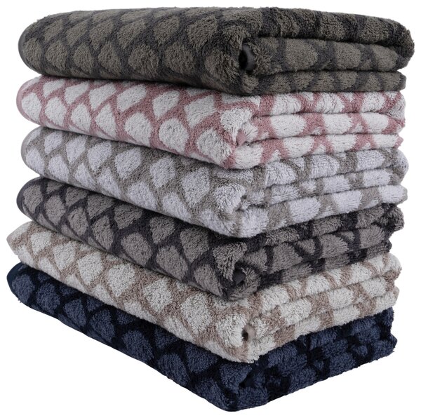 UTERÁK, 70/140 cm, modrá, tmavomodrá Dieter Knoll - Kúpeľňový textil
