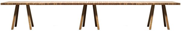 Tribu Teakový jedálenský stôl Vis a Vis, Tribu, obdĺžnikový 500x99x75 cm, rám teak, doska teak