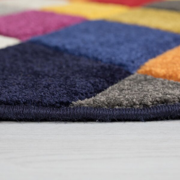 Flair Rugs , Kusový koberec Spectrum Rhumba Multi kruh, 160x160 (priemer) kruh, viacfarebná, obývacia izba
