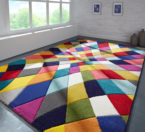 Flair Rugs , Kusový koberec Spectrum Rhumba Multi, 80x150, viacfarebná, obývacia izba
