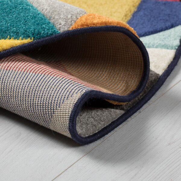 Flair Rugs , Kusový koberec Spectrum Rhumba Multi kruh, 160x160 (priemer) kruh, viacfarebná, obývacia izba