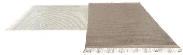 Manutti Vonkajší koberec Twist, Manutti, obdĺžnikový 170x230 cm, textylén, bronz