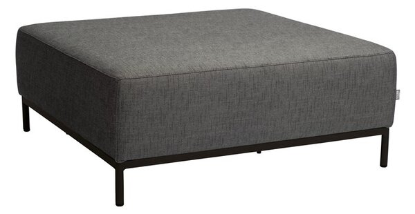 Stern Taburet Taavi, Stern, 99x99x40 cm, rám lakovaný hliník čierny (black matt), rýchloschnúca výplň, vonkajšia látka silk black