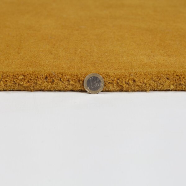 Flair Rugs , Ručne všívaný kusový koberec Abstract Collage Ochre / Natural, 120x180, žltá, kancelária