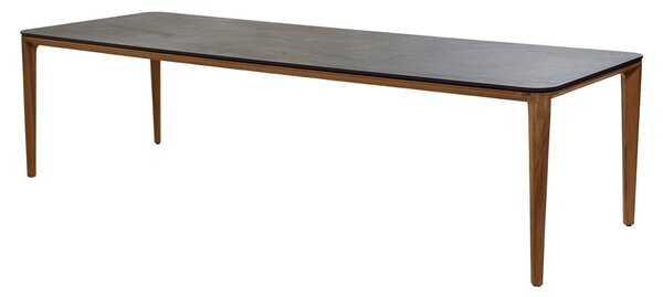Cane-line Jedálenský vonkajší stôl Aspect, Cane-line, 280x100x74 cm, rám teak, doska keramika dekor travertine