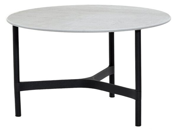 Cane-line Rám pre konferenčný stolík Twist, Cane-line, okrúhly 70x41 cm, hliník farba light grey, bez dosky