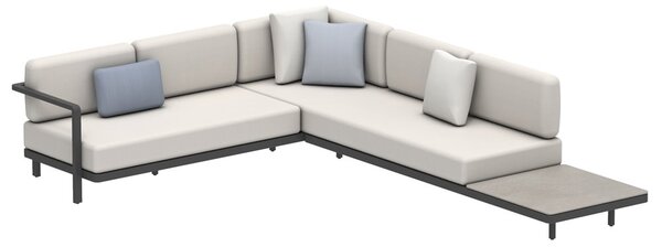 Royal Botania Sedacia zostava Alura Lounge SET 10 A, Royal Botania, 325x250 cm, rám hliník antracit, bez sedákov a dosky stola