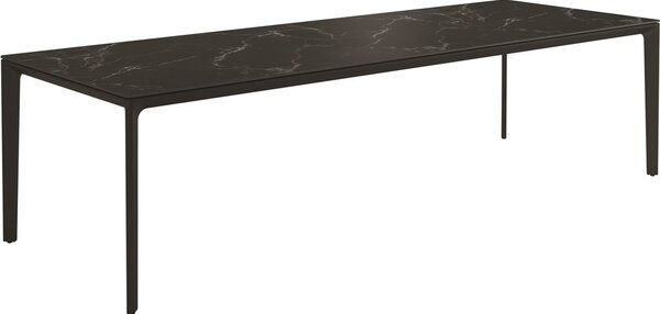 Gloster Jedálenský stôl Carver, Gloster, obdĺžnikový 280x100x73 cm, rám hliník farba meteor, doska keramika dekor Nero