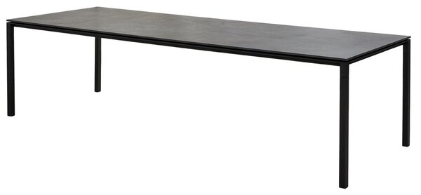 Cane-line Rám pre jedálenský stôl Pure, Cane-line, obdĺžnikový 280x100x73 cm, hliník farba lava grey