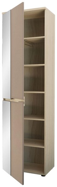 PREDSIEŇOVÁ SKRIŇA, taupe, farba duba, 55/192/38 cm Voleo - Skrine