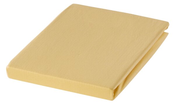NAPÍNACIA PLACHTA, jemný džersej, žltá, 150/200 cm Estella - Obliečky & plachty, Online Only