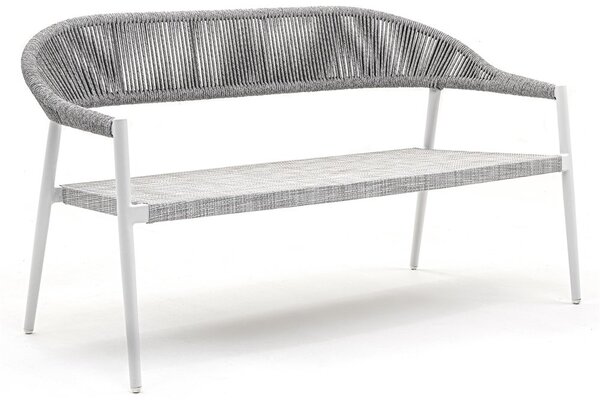 Varaschin Pohovka 2-sed stohovateľná Clever, Varaschin, 142x69x80 cm, rám hliník, výplet textilen a lanko, farebné prevedenie podľa vzorkovníka, bez sedáka