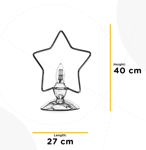 DETSKÁ STOLNÁ LAMPA, 27/12/40 cm - Online Only bytové doplnky, Online Only