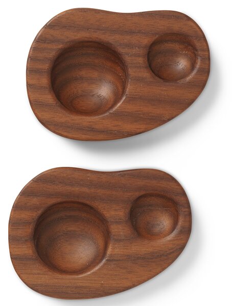 Stojan na vajcia Cairn, súprava 2 ks, Oak – Ferm Living
