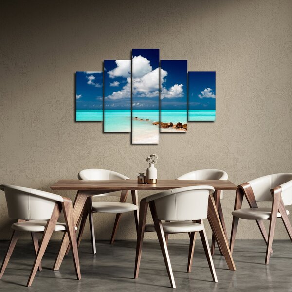 Obraz - Tropická pláž (150x105 cm)
