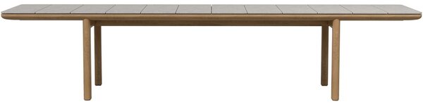Tribu Teakový jedálenský stôl Amanu, Tribu, obdĺžnikový 290x98x75, rám teak, doska keramika dekor sabbia