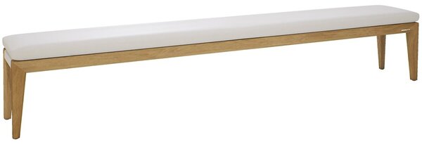 Manutti Teaková lavica bez operadla Sunrise, Manutti, 300x42x53 cm, rám brushed teak