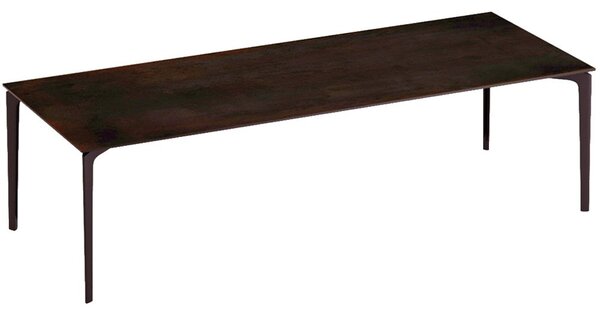 Fast Jedálenský stôl Allsize, Fast, obdĺžnikový 260x100x74 cm, rám hliník farba podľa vzorkovníka, doska keramika kat. R1 farba podľa vzorkovníka
