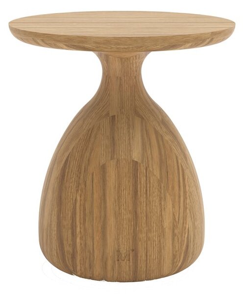 Manutti Teakový stolík Tsuki, Manutti, okrúhly priemer 35 x V 39 cm, teak