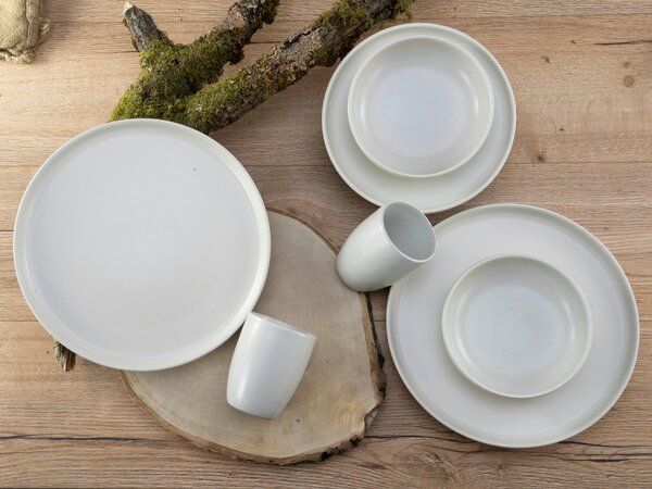 KOMBINOVANÝ SERVIS, 16-dielne, kamenina Creatable - Online Only bytové doplnky, Online Only