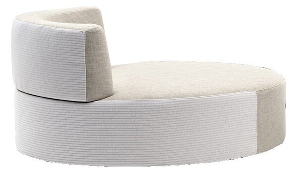 Varaschin Okrúhle široké kreslo dvojfarebné Belt, Varaschin, priemer 135x70 cm, vonkajšia látka kat. B farba podľa vzorkovníka