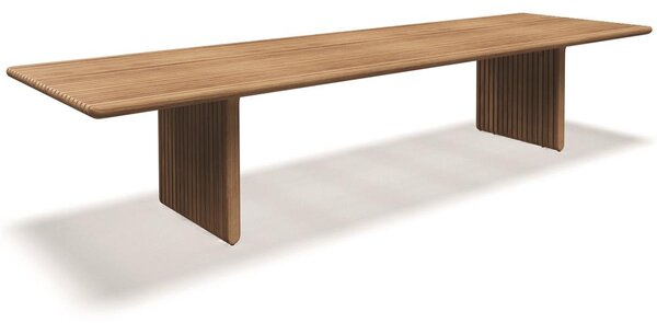 Gloster Teakový jedálenský stôl Deck obdĺžnikový, Gloster, 365x111x74 cm