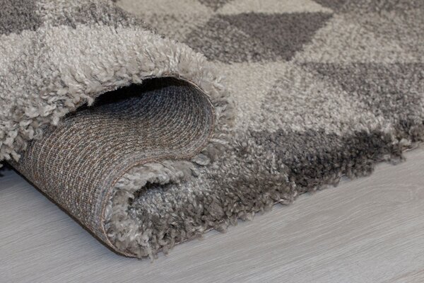 Flair Rugs , AKCIA: 160x230 cm Kusový koberec DAKAR Nuru Grey / Ivory, šedá, chodba / predsieň