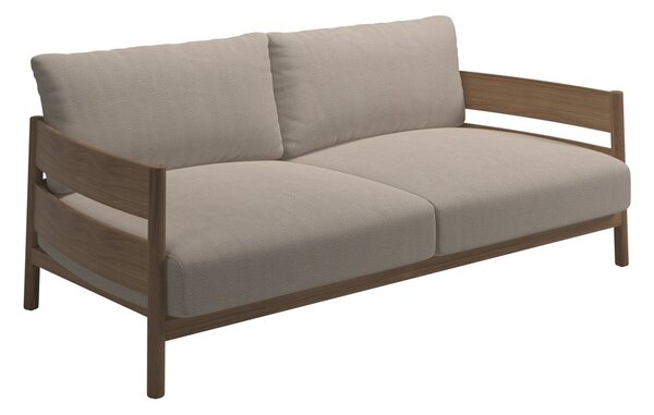 Gloster Teaková 2-miestna sofa/pohovka Haven, Gloster, 192x94x82,5 cm, rám teak, sedáky kat. B farba podľa vzorkovníka