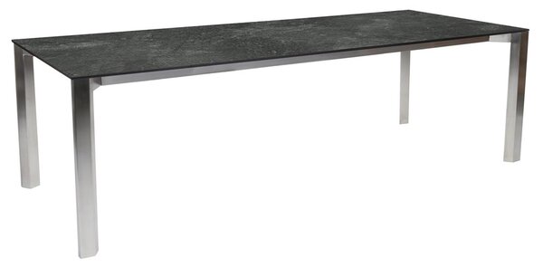 Stern Rozkladací jedálenský stôl Penta, Stern, obdĺžnikový 200-250x100x75 cm, rám nehrdzavejúca oceľ, doska HPL farba podľa vzorkovníka